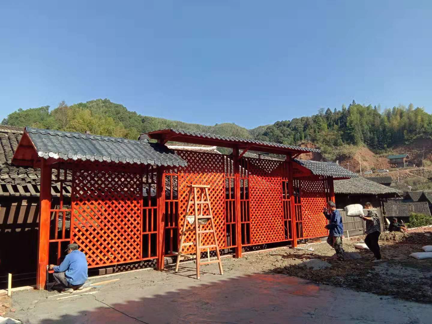 會同縣嶺頭村扶貧項目