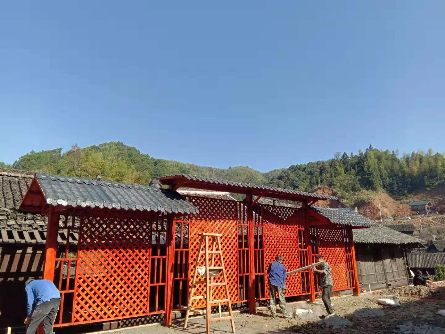 會同縣嶺頭村扶貧項目